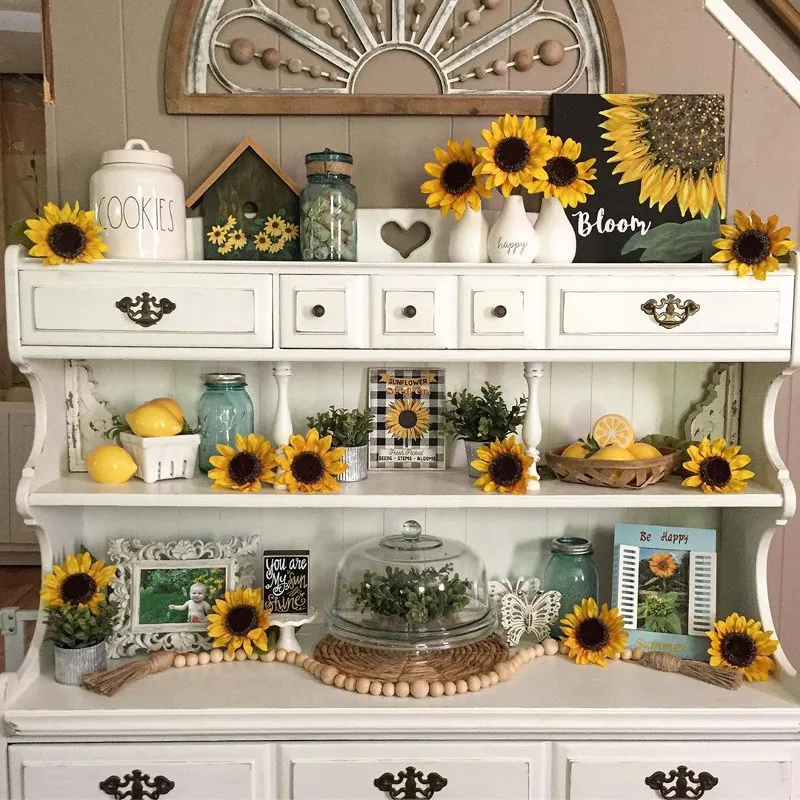 12642 acrylic sunflowers