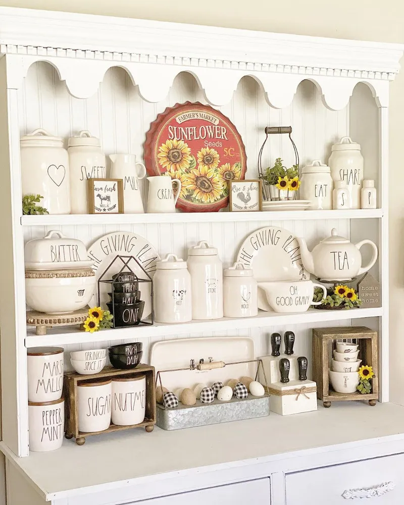 12642 sunflower kitchen accessories