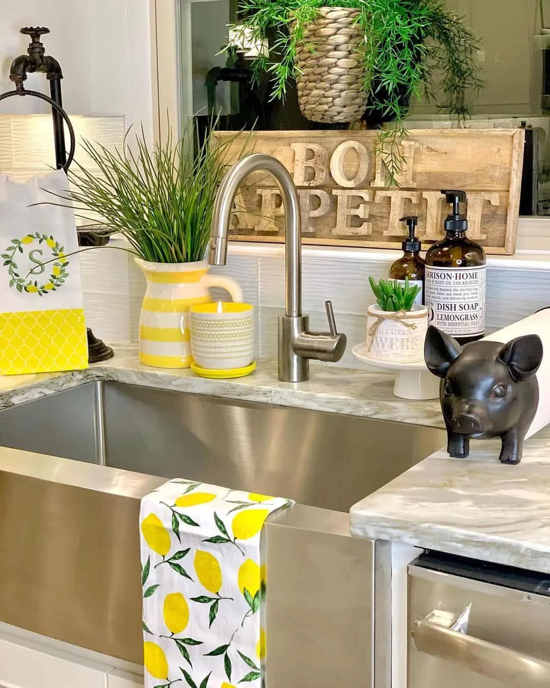 12652 lemon turquoise kitchen lighting