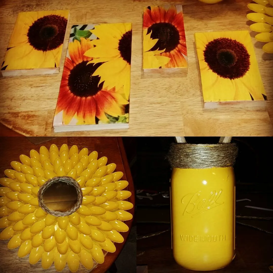 12654 sunflower wall art