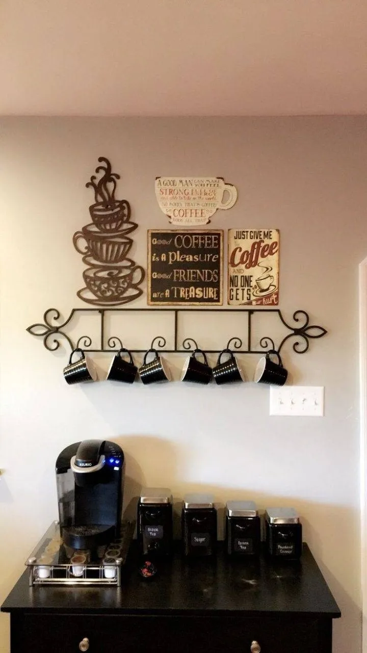 12687 coffee station decor