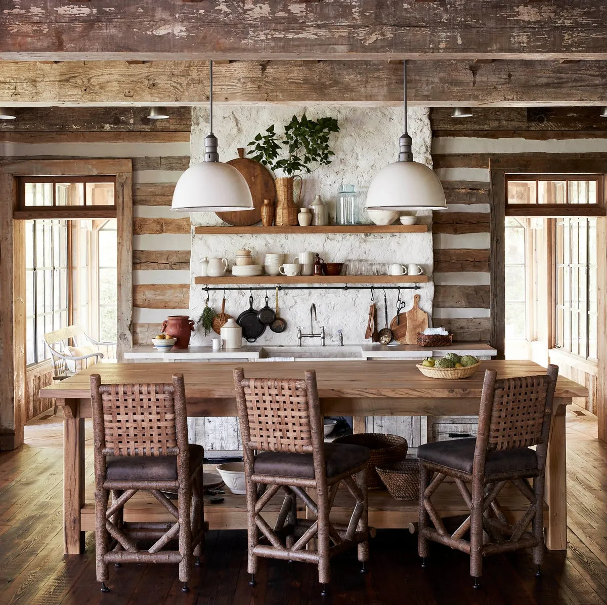 12689 rustic kitchen lighting