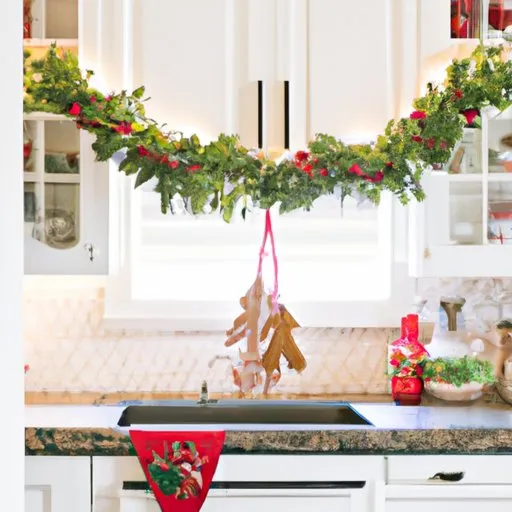 12707 christmas kitchen window