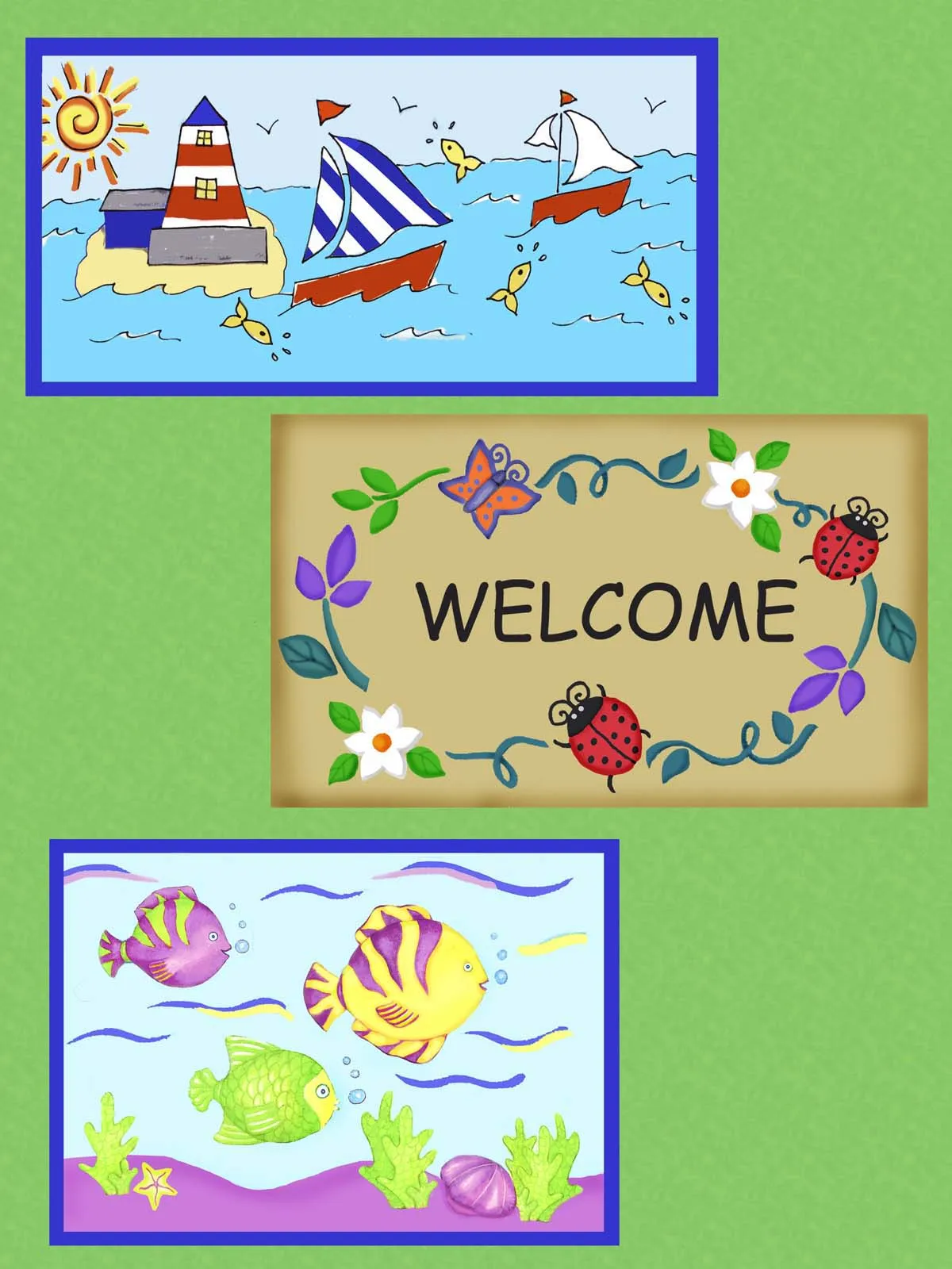 12722 summer kitchen mats floral