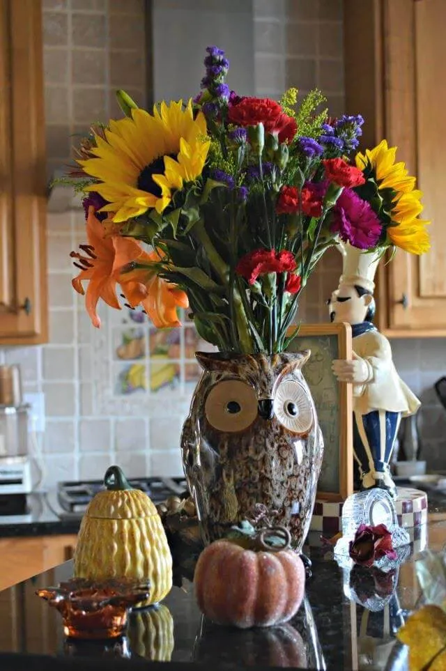 12736 diy sunflower centerpiece
