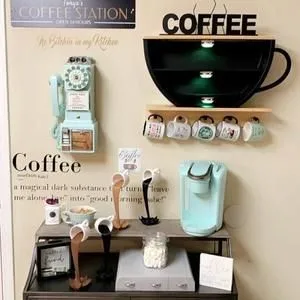 12753 floating coffee cup kitchen decor 7