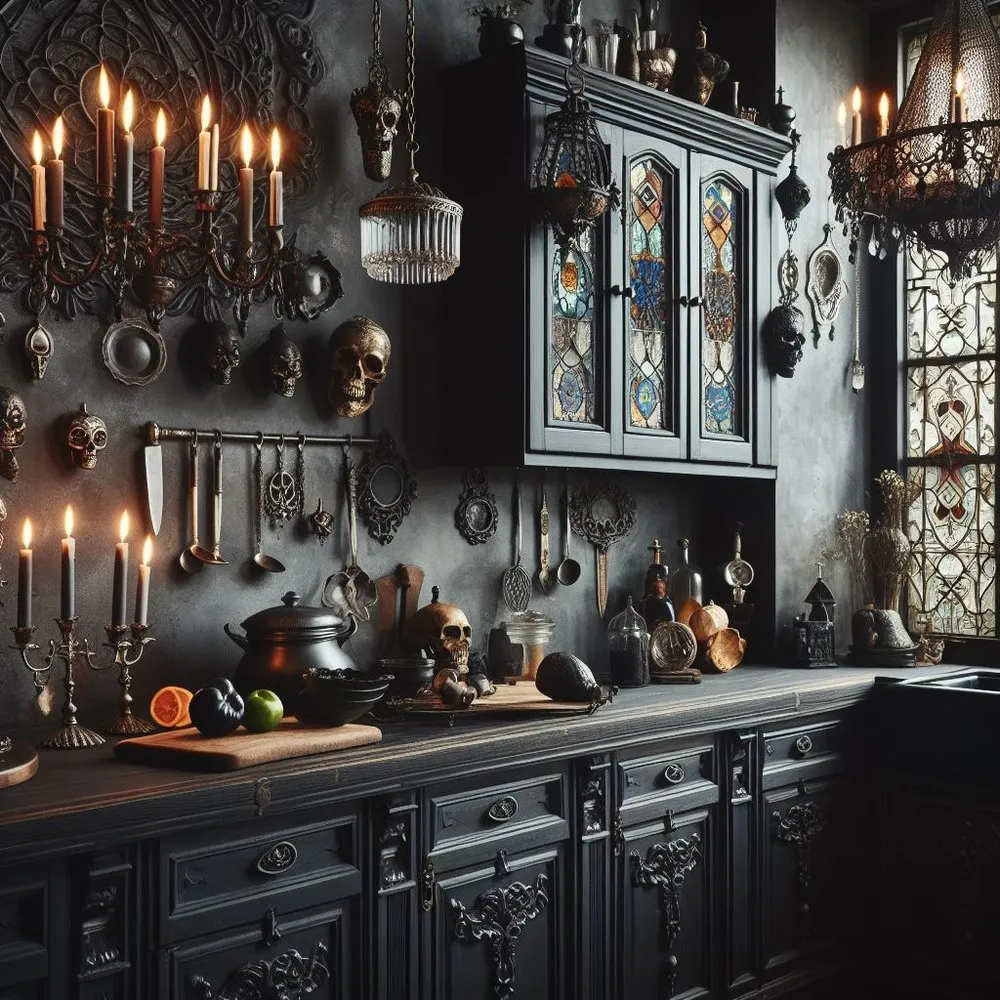 12767 dark kitchen colors