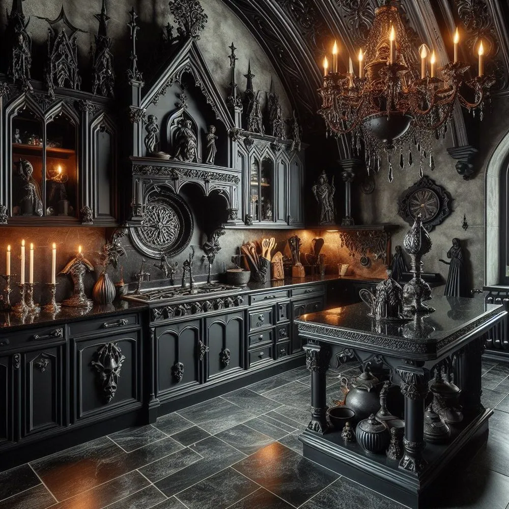 12767 gothic kitchen cabinets