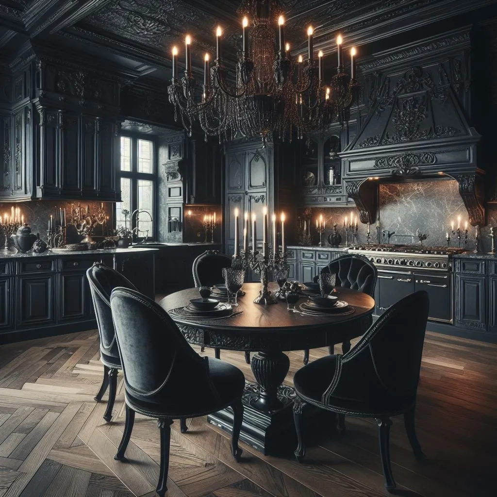 12767 gothic kitchen chandelier