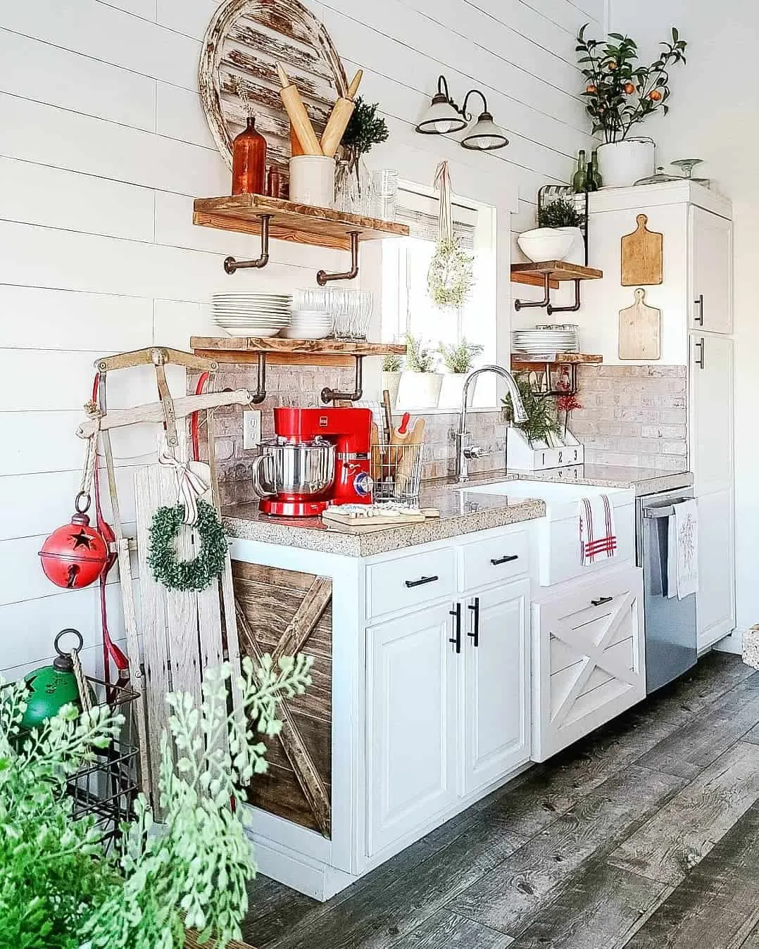 12780 red kitchen cabinets
