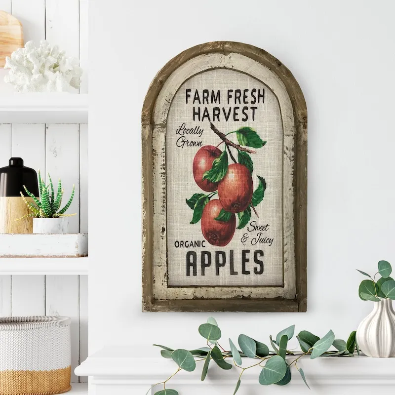 12802 apple kitchen wall decor