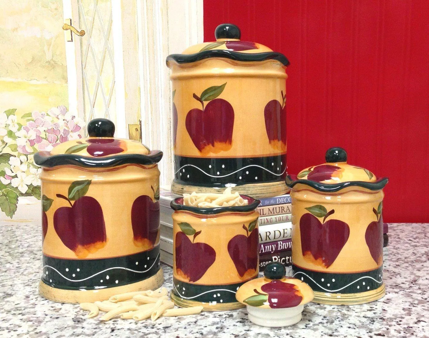 12802 green apple decor