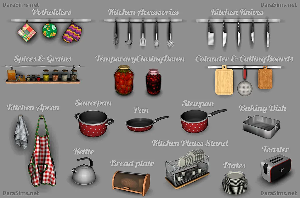 12814 sims3 kitchen countertops
