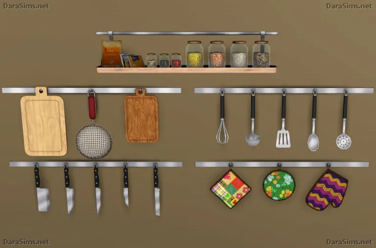 12814 sims3 kitchen decor objects