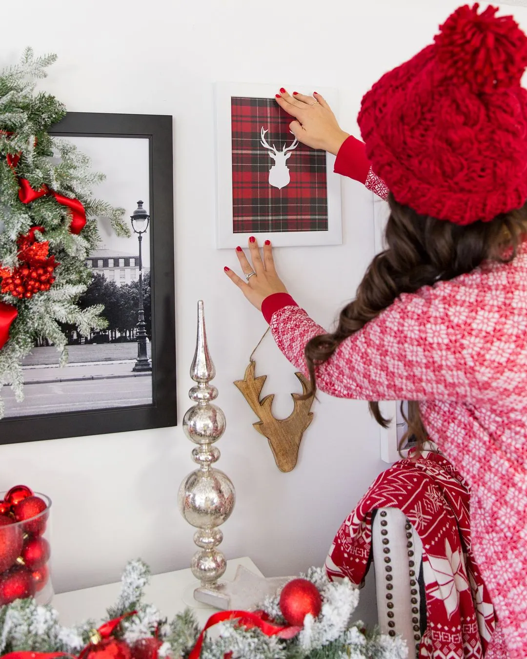 12815 rustic christmas kitchen