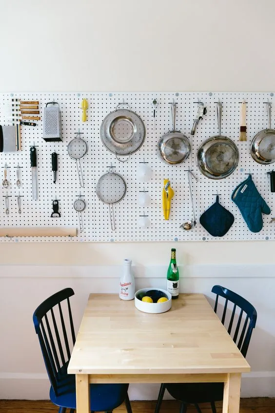 12822 pegboard kitchen organization
