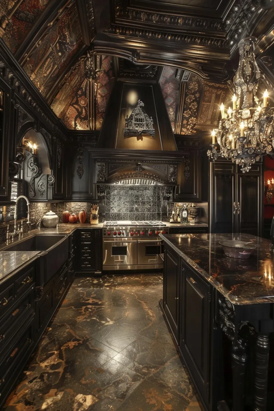 12828 gothic kitchen lighting