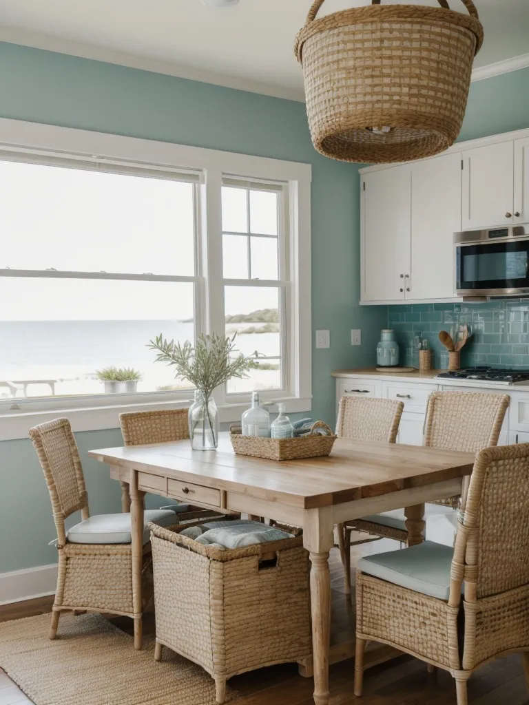 12829 rustic beach kitchen textiles