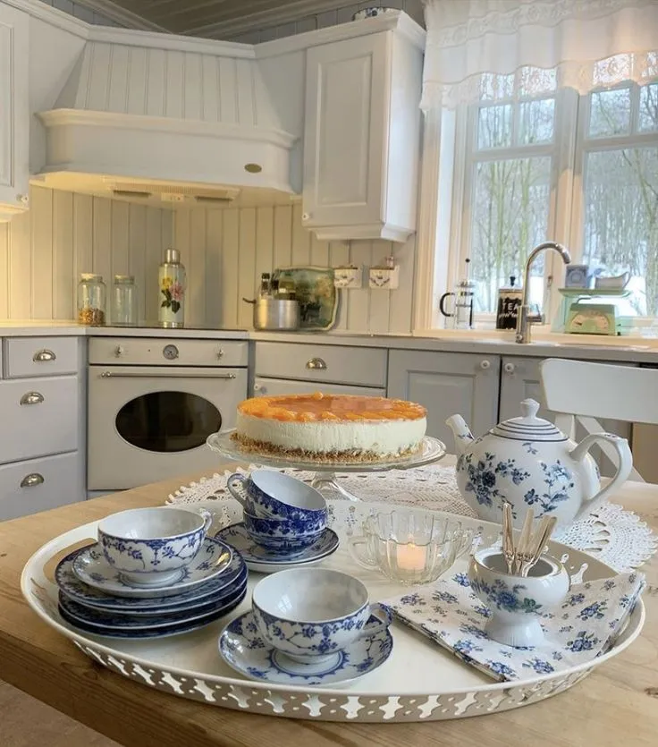 12853 floral curtains vintage kitchen