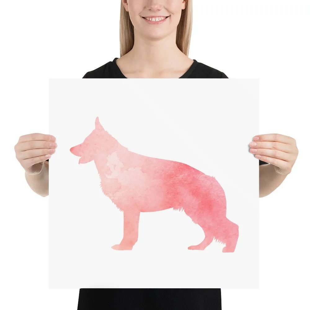 12857 german shepherd wall art