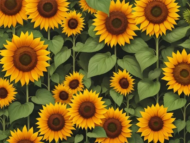 12866 fresh sunflowers kitchen