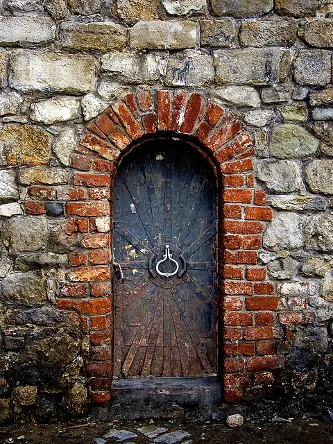 12871 gothic arched doors