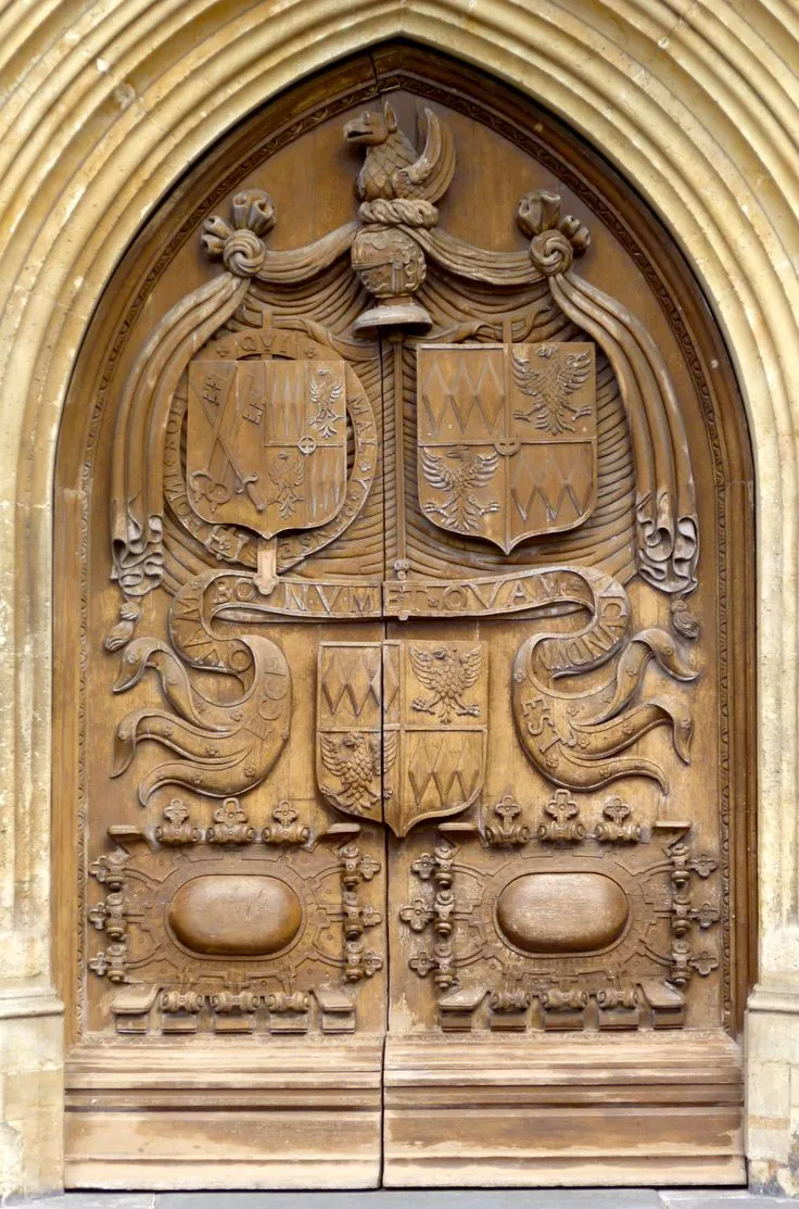 12871 gothic metal doors