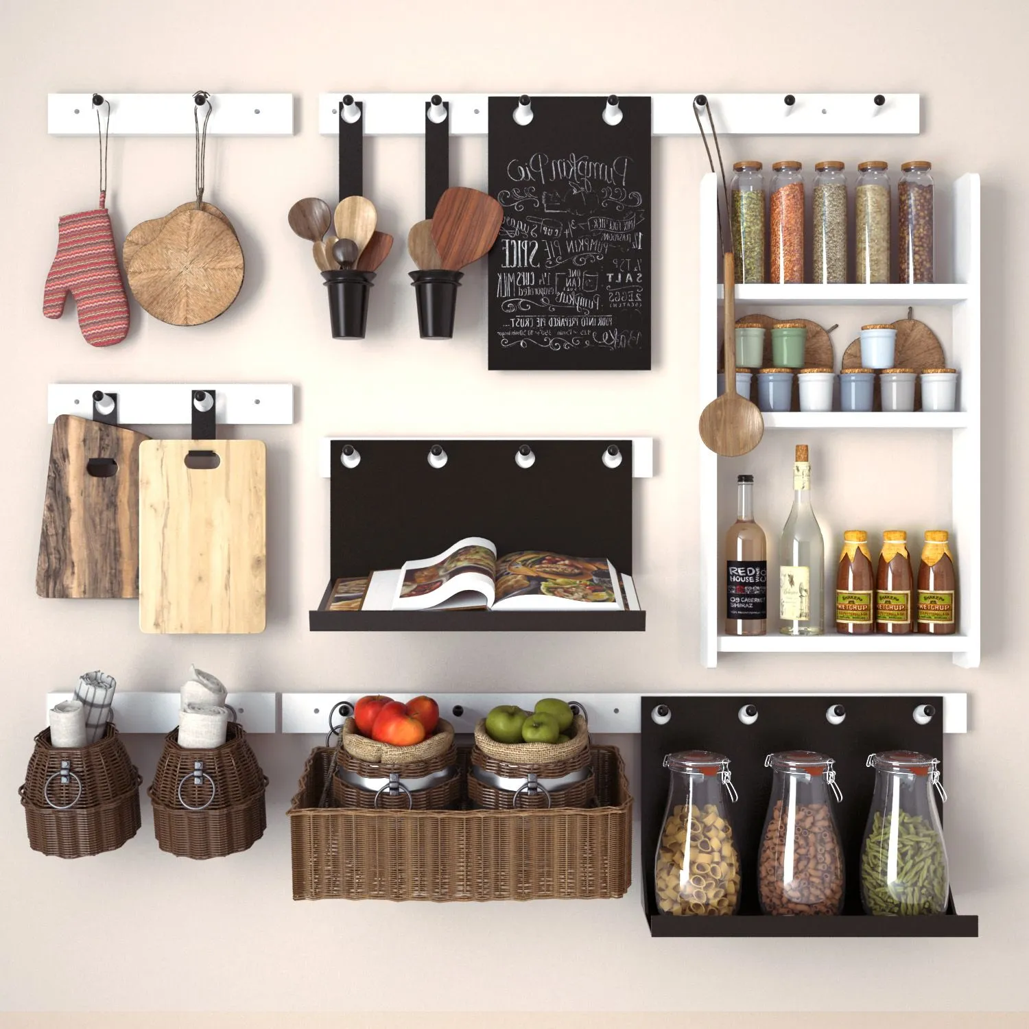 12872 minimalist kitchen 3dmodel