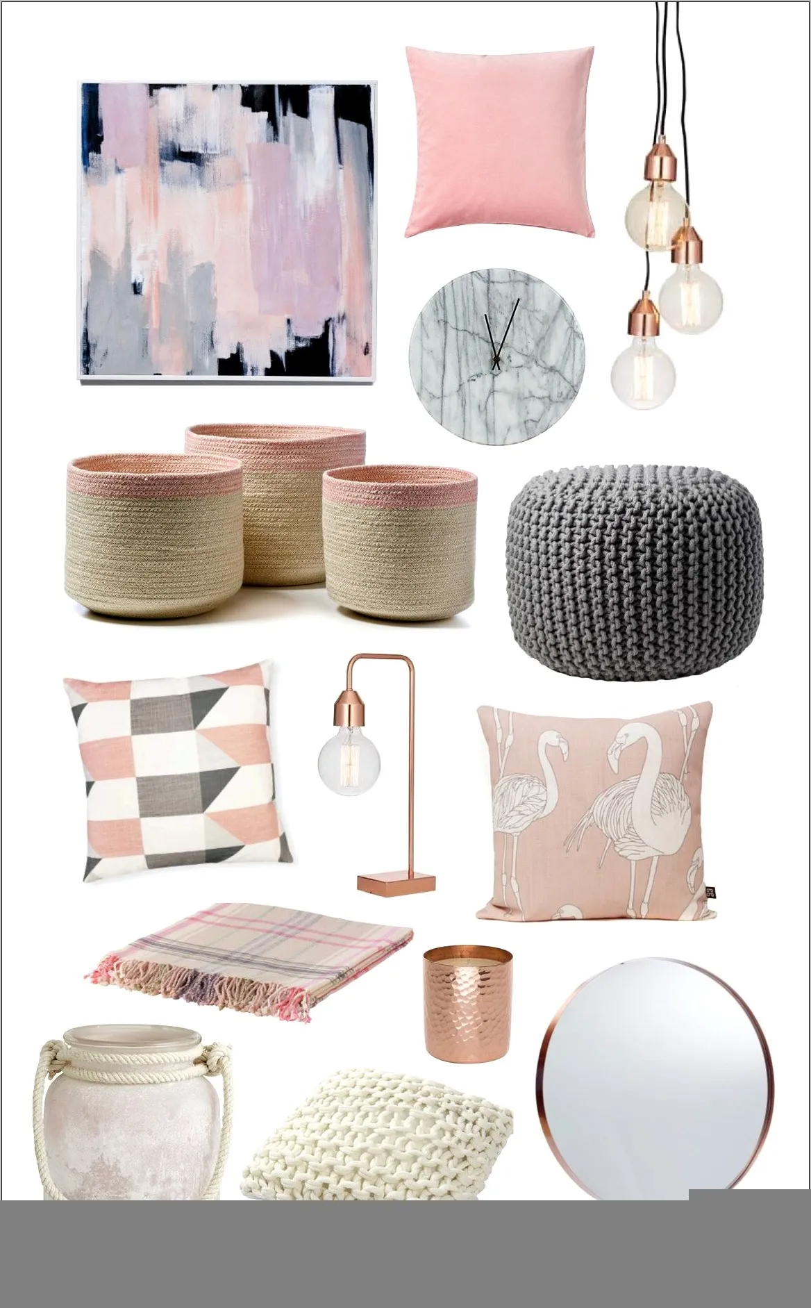 12874 pink kitchen accessories