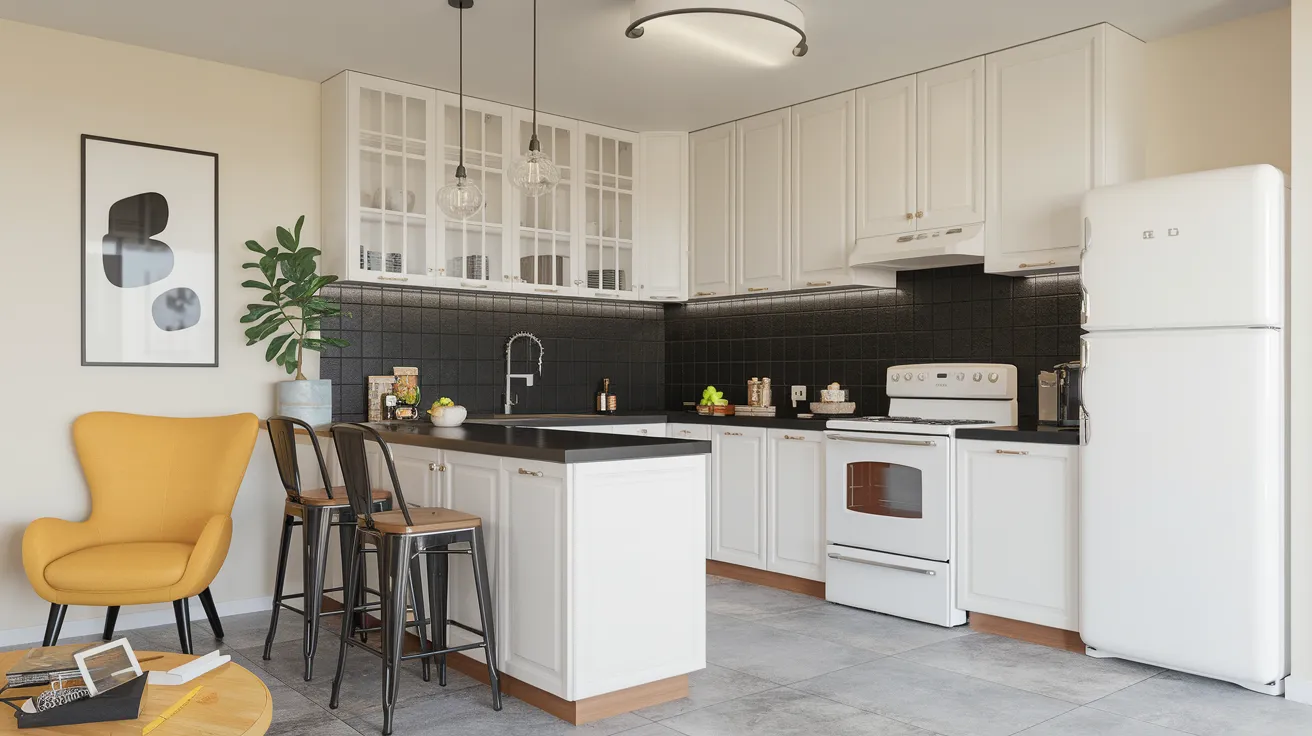 12879 open kitchen shelving