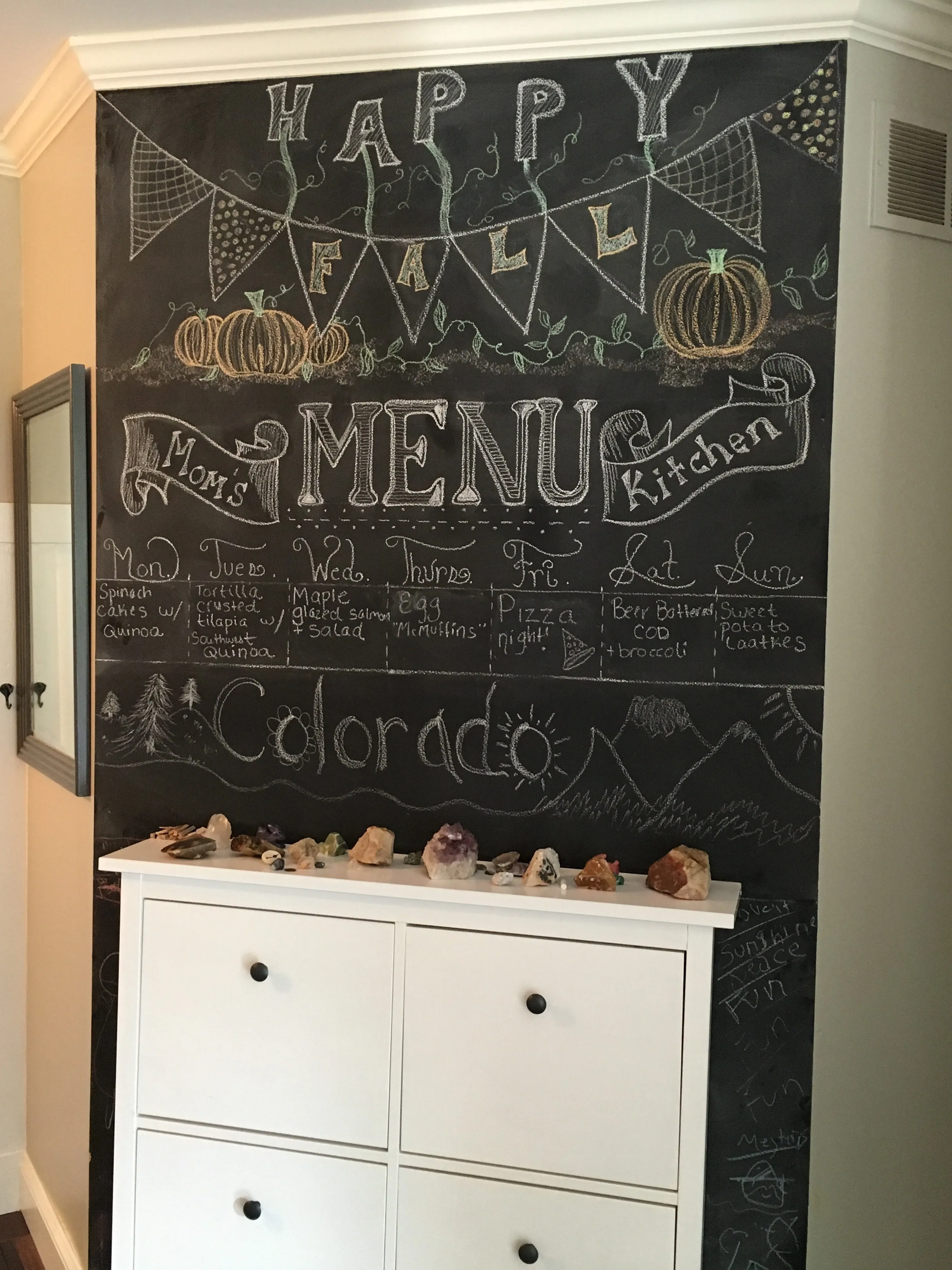 12899 rustic chalkboard menu