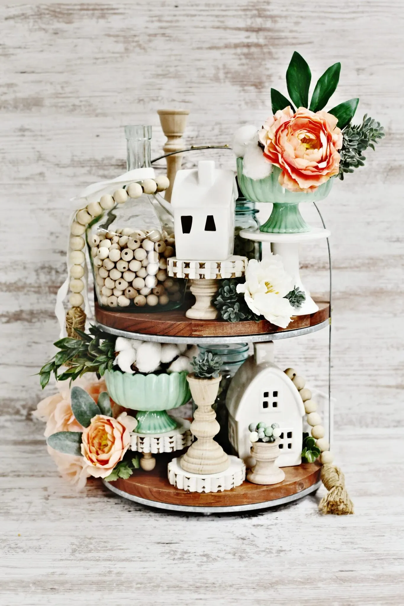 12901 farmhouse kitchen vintage accents