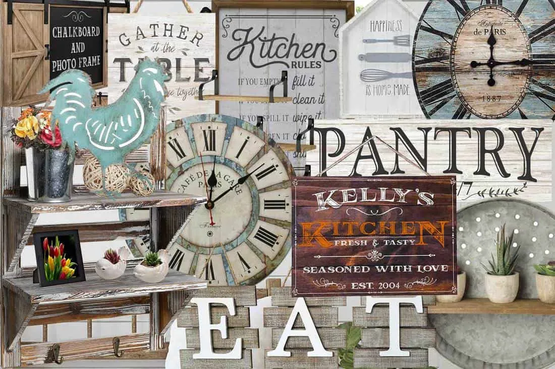 12903 red themed wall decor