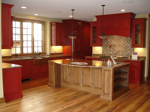 12913 rustic red kitchen countertops