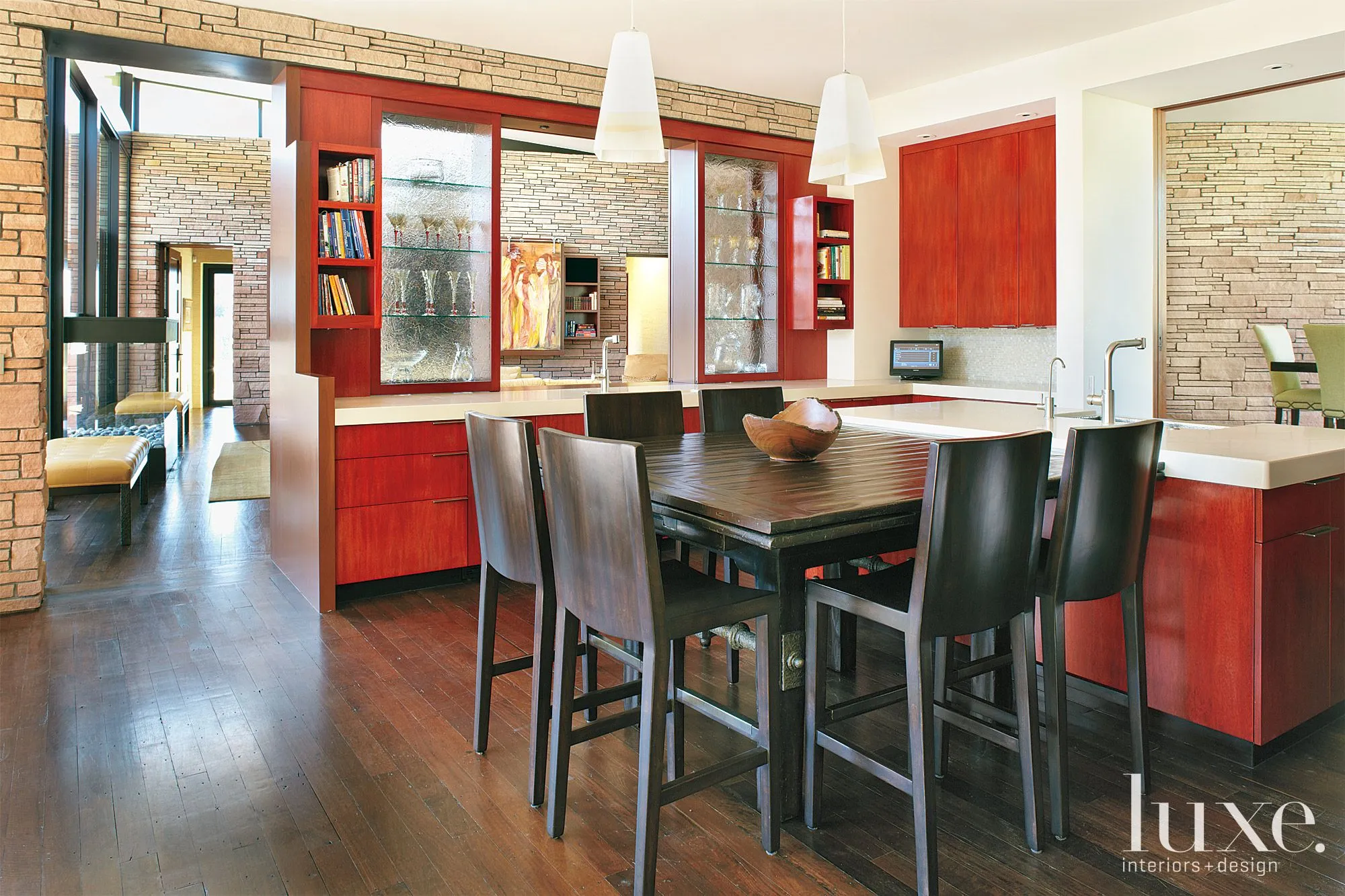 12913 rustic red kitchen intro
